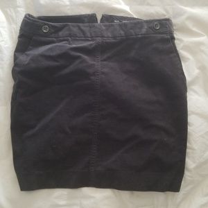 Banana Republic grey corduroy skirt size 4